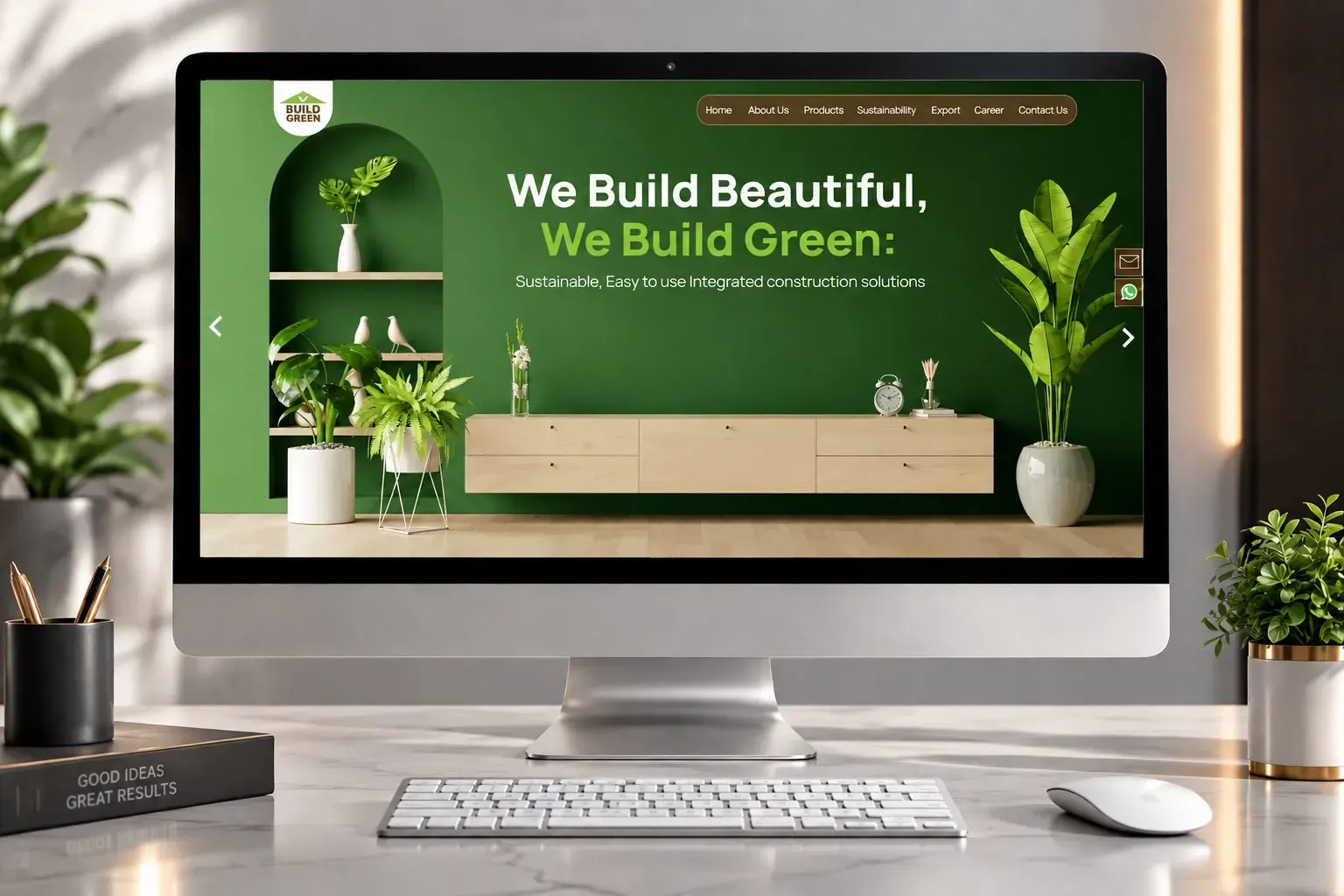 Build Green website preview