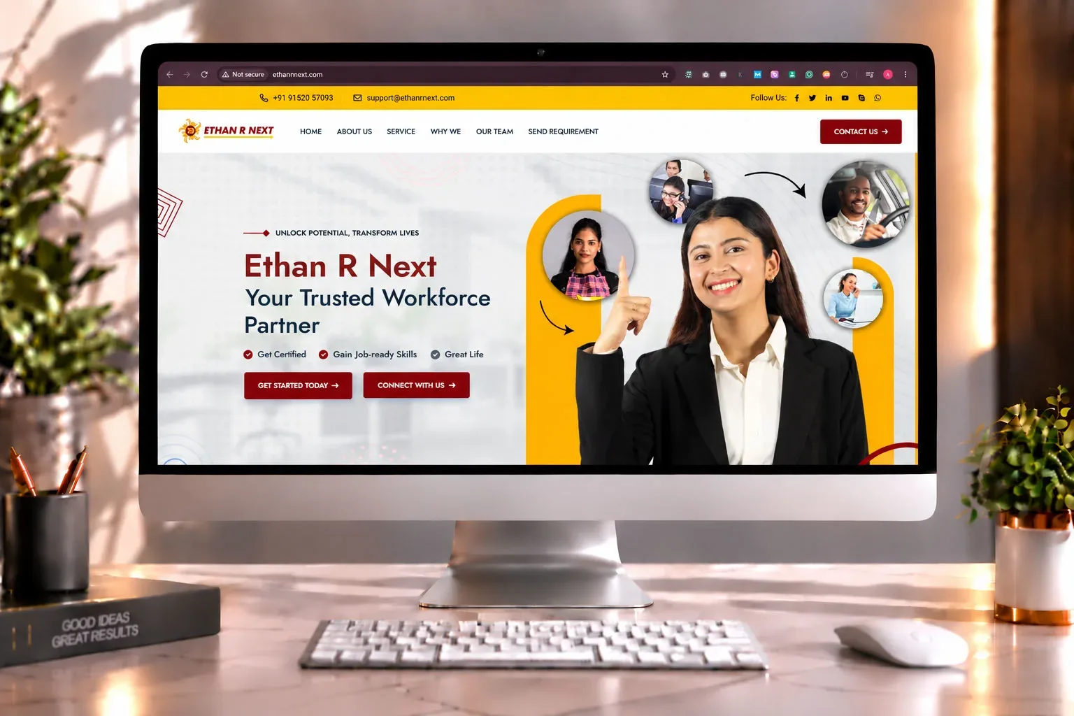 Ethan R Next website preview