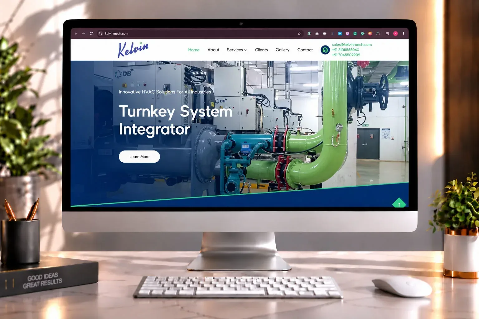 Kelvin Mech website preview