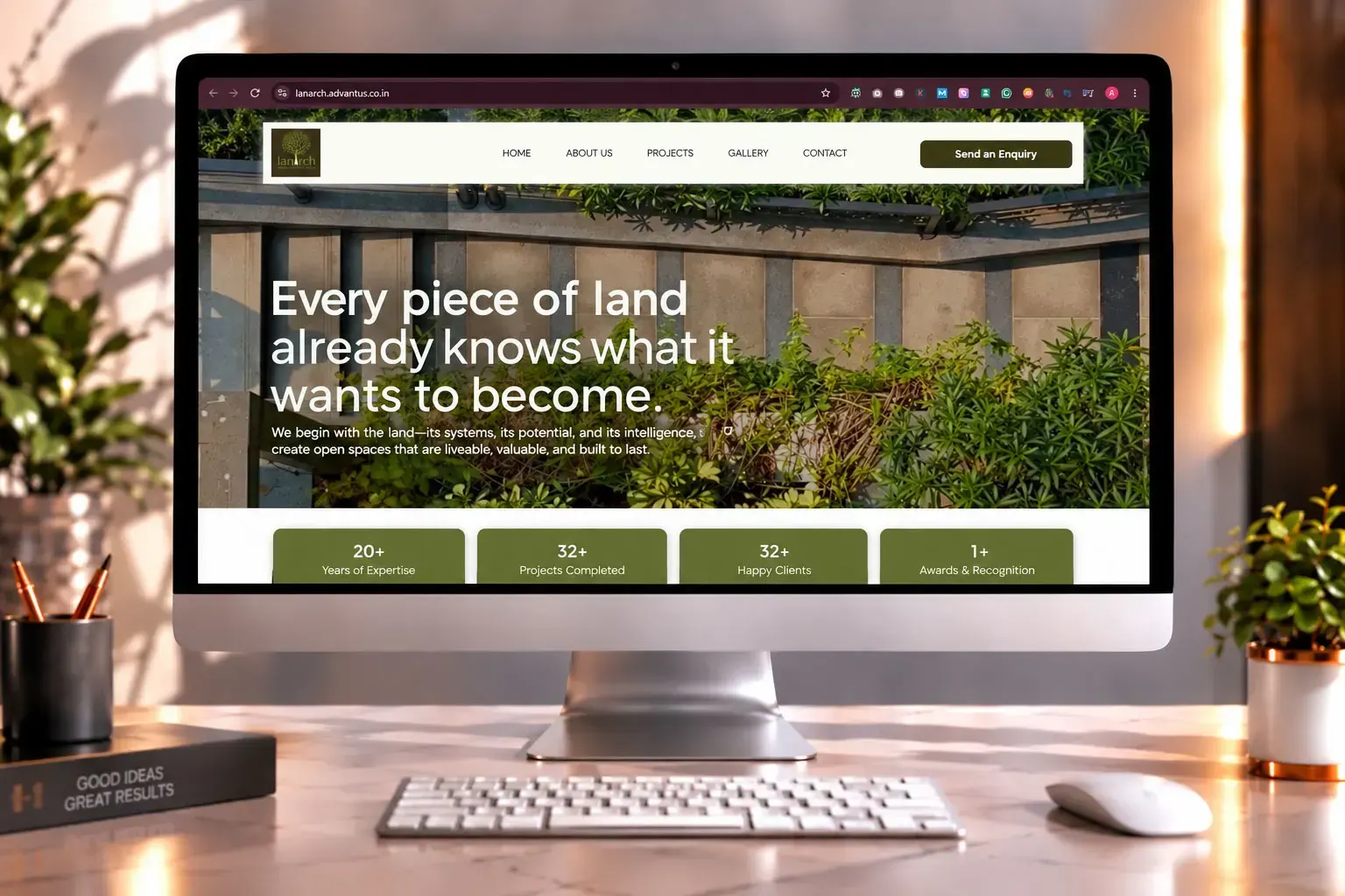 Lanarch website preview