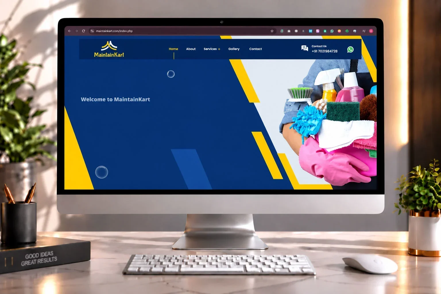 MaintainKart website preview