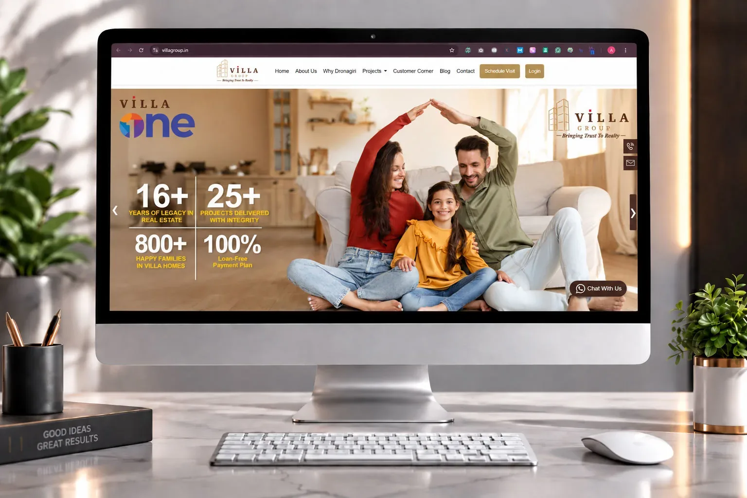 Villa Group website preview